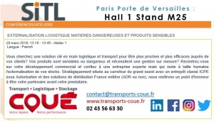 Transports Coué SITL Conference Logistique Matieres dangereuses et sensibles