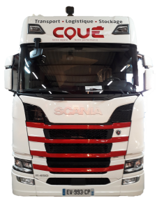 Transports Coué camion Scania face avant