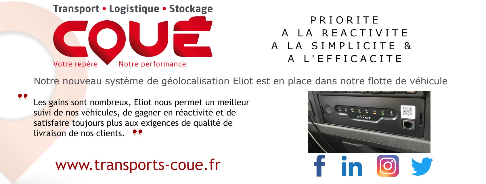 Transports Coue Nouveau Systeme Geolocalisation Eliot 2019