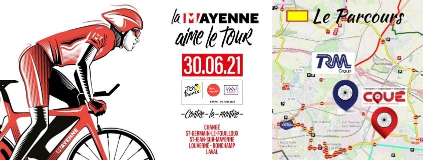 Transports Coué & Groupe TRM au coeur du parcours du Contre-la-montre du Tour de France