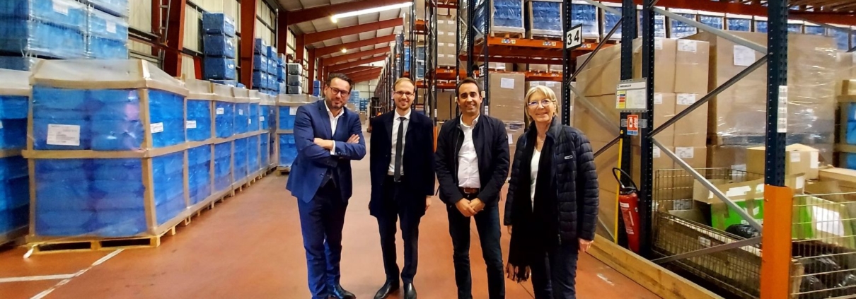 Visite du Maire de Laval Florian Bercault