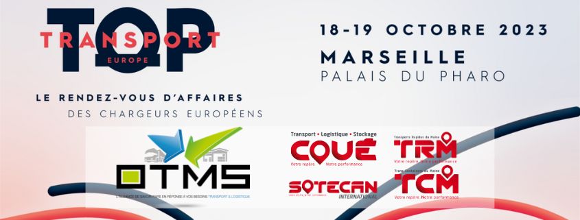 Participation Groupe Coué / TRM au Top Transport Europe 2023