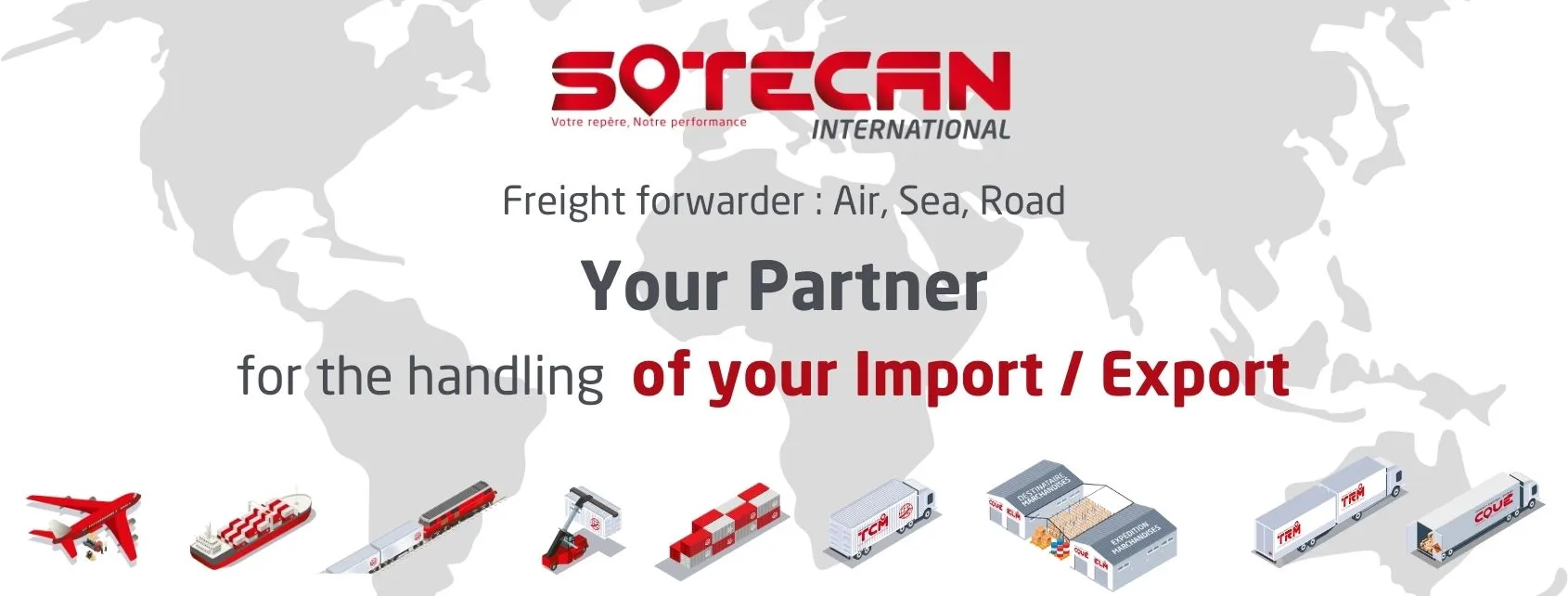 Sotecan International, freight forwarder air, sea, road