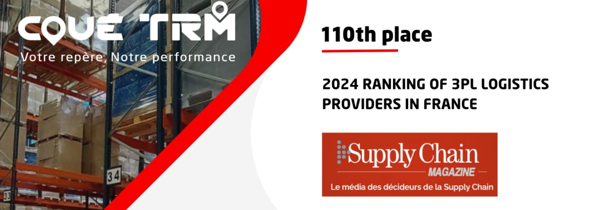 Groupe Coué TRM in the Top 150 3PL Logistics Providers ranking by Supply Chain Magazine