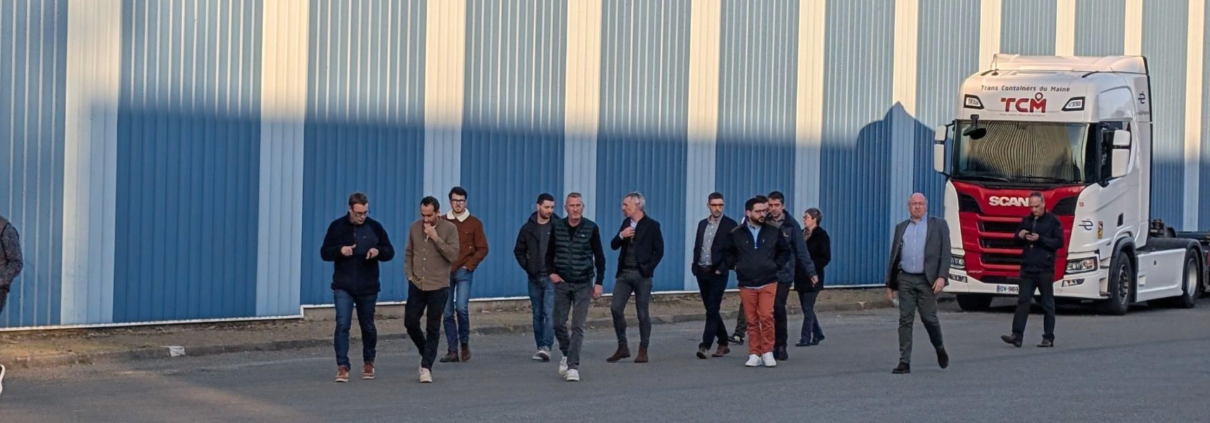 Réunion des dirigeants régionaux d'Evolutrans chez Groupe Coué TRM