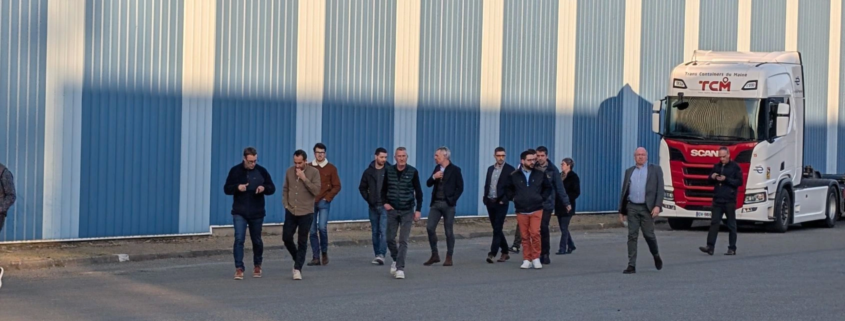 Réunion des dirigeants régionaux d'Evolutrans chez Groupe Coué TRM