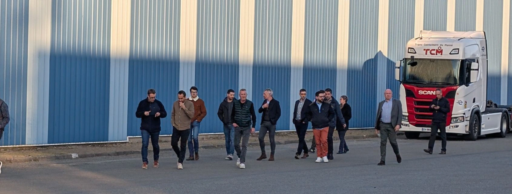Réunion des dirigeants régionaux d'Evolutrans chez Groupe Coué TRM