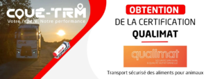 Transport vrac d'aliments pour animaux certifié Qualimat