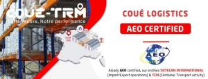 Coué Logistics warehouses in Laval are AEO certified for security, safety, customs compliance, and logistics performance